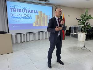Diogo Chamun ministrou palestra sobre a Reforma Tributária